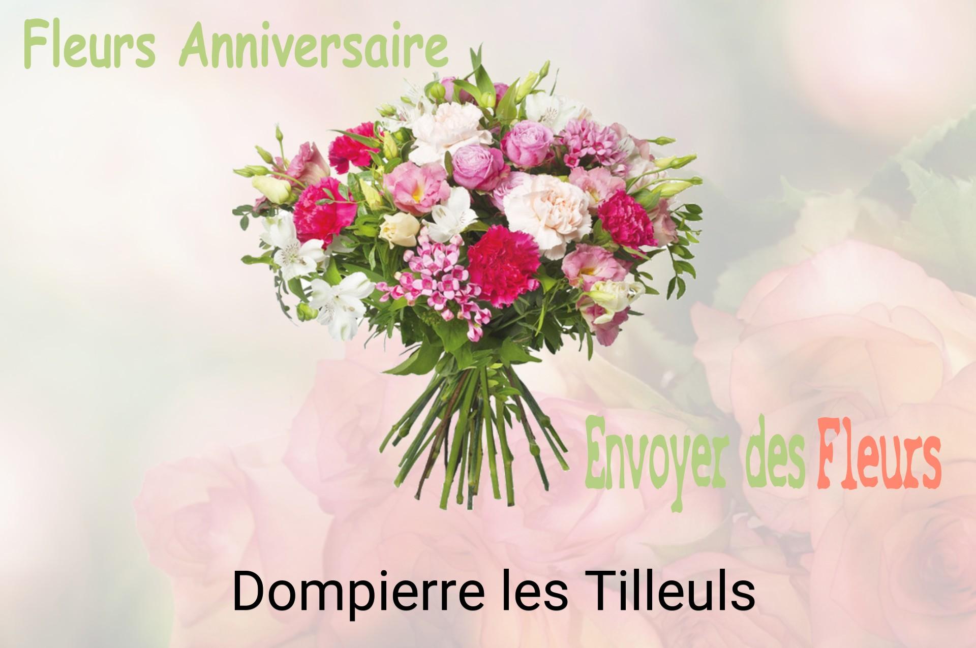 Bouquet de fleurs d’anniversaire livré à Dompierre-les-Tilleuls